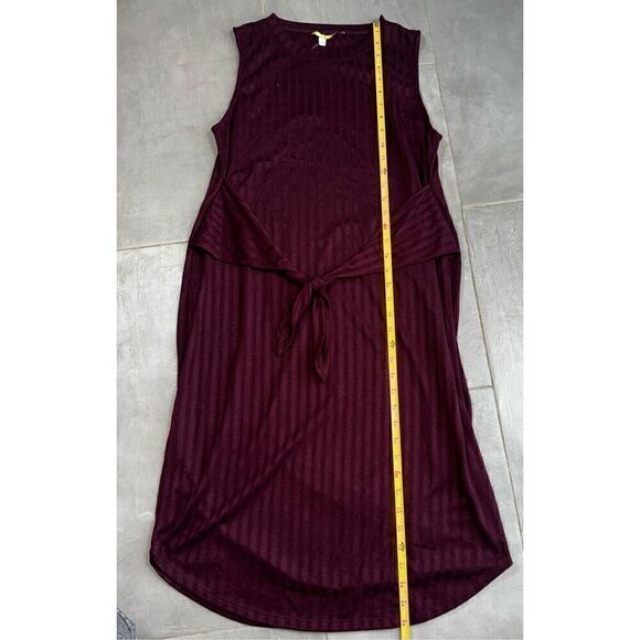 Gianni Bini Maroon Burgundy T Shirt Stretch dress, Women’s Large - Picture 6 of 7
